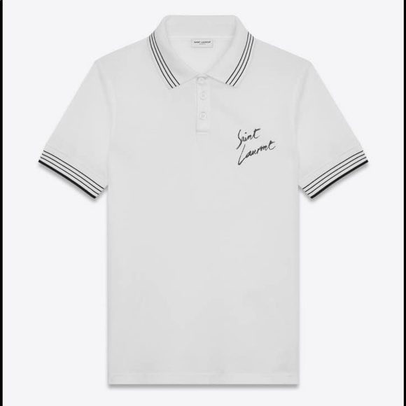 Yves Saint Laurent Other - Yves Saint Laurent Polo White and Black Piqué